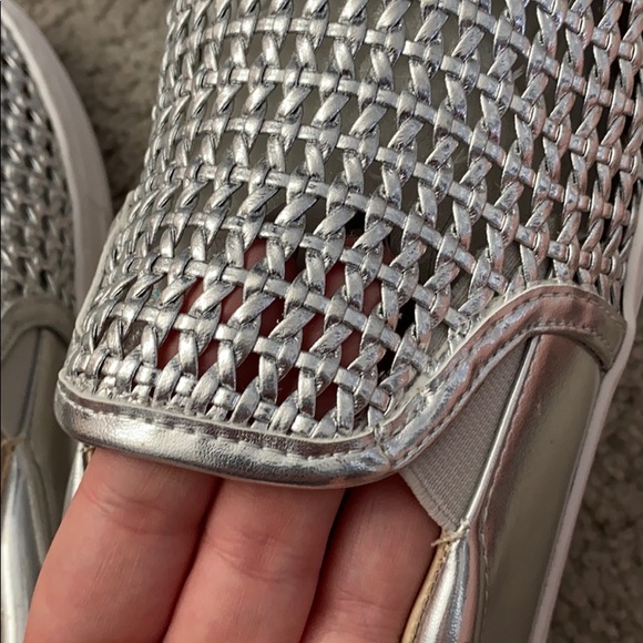 Steve Madden silver sneakers - Picture 9 of 9